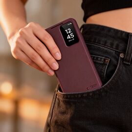 Tech-Protect Smart Wallet Case for Samsung Galaxy A57 5G - Burgundy