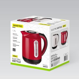 MAESTRO MR-041 (MR-041-RED) electric kettle 1.7 L 2000 W Black, Red | Techbox