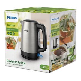 Philips Daily Collection HD9350/90 electric kettle 1.7 L 2200 W Stainless steel - Kettles - Coffee & Beverages - Techbox