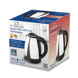 Titanum TKK102S Electric kettle 1.8L 1800W Silver | Techbox