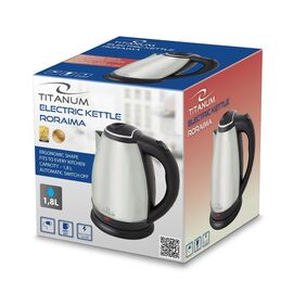 Titanum TKK102X Electric kettle 1.8L 1800W Inox Silver | Techbox