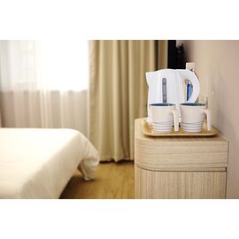 Adler AD 1272 electric kettle 1 L 1600 W Hazelnut, White | Techbox