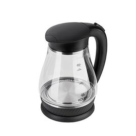 Adler AD 1274 B electric kettle 1.7 L 2200 W Black, Transparent - Kettles - Coffee & Beverages - Techbox
