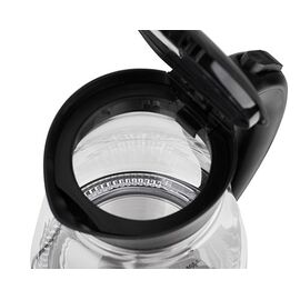 Adler AD 1274 B electric kettle 1.7 L 2200 W Black, Transparent - Kettles - Coffee & Beverages - Techbox