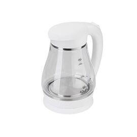 Adler AD 1274 B electric kettle 1.7 L White,Transparent 2200 W - Kettles - Coffee & Beverages - Techbox