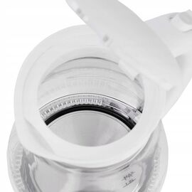 Adler AD 1274 B electric kettle 1.7 L White,Transparent 2200 W - Kettles - Coffee & Beverages - Techbox