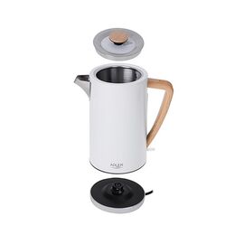 ADLER AD 1347w electric kettle white - Kettles - Coffee & Beverages - Techbox