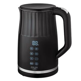 Adler AD 1350 1.7L temperature-controlled LED electric kettle Black | Techbox