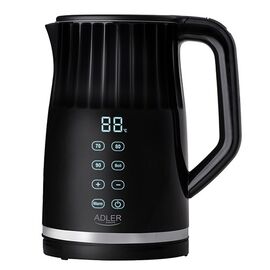 Adler AD 1350 1.7L temperature-controlled LED electric kettle Black | Techbox