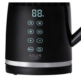 Adler AD 1350 1.7L temperature-controlled LED electric kettle Black | Techbox