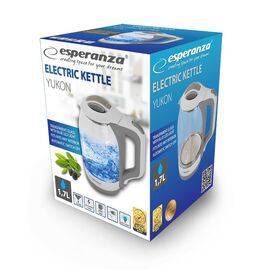 Esperanza EKK025W Electric kettle 1.7 L White, Multicolor 1500 W | Techbox