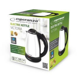 Esperanza EKK113W electric kettle 1.8 L Black,White 1800 W | Techbox