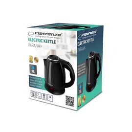 Esperanza EKK128K Electric kettle 1 L Black 1350W | Techbox