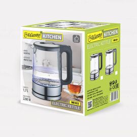 MAESTRO MR-053 electric kettle 1.7 L 2200 W (MR-053-GREY) Grey - Kettles - Coffee & Beverages - Techbox