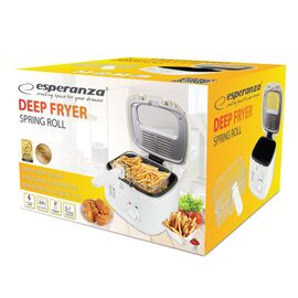 Esperanza EKG012 Deep Fryer 2.5L, White - Deep Fryers - Cooking - Techbox