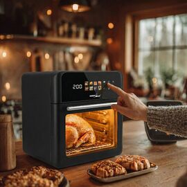 GreenBlue AIR FRYER Oil-Free Air Fryer, 1800W, 10L capacity, 8 programs, accessories, timer, GB950 - Deep Fryers - Cooking - Techbox