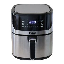 Hot air fryer NOVEEN AF550 6.5 l 1600 W Black, Silver | Techbox