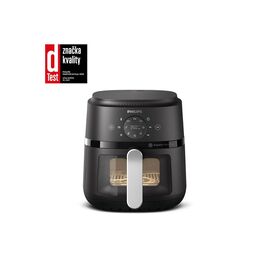 Philips 2000 series NA221/00 fryer Single 4.2 L Stand-alone 1500 W Hot air fryer Black, Silver | Techbox