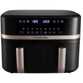 Russell Hobbs Air Fryer Dual 9 L Freestanding 2800 W Black - Deep Fryers - Cooking - Techbox
