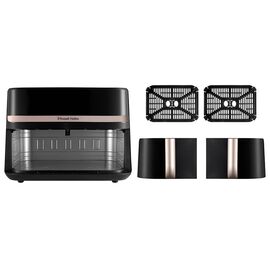 Russell Hobbs Air Fryer Dual 9 L Freestanding 2800 W Black - Deep Fryers - Cooking - Techbox
