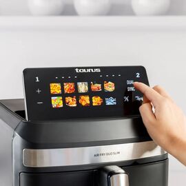 Taurus Air Duo Slim oil-free fryer with two baskets - Deep Fryers - Cooking - Techbox