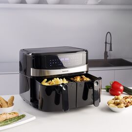 Taurus Air Fry Digital Duo Double 9 L 2200 W Hot air fryer Black - Deep Fryers - Cooking - Techbox