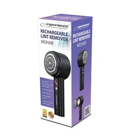 Esperanza ECS012 Cordless Clothes Shaver Black - Clothes Shavers - Cleaning - Techbox
