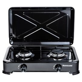 Ravanson K-02TB hob Black Countertop Gas 2 zone(s) - Electric Stoves - Cooking - Techbox
