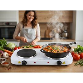 Esperanza EKH014W Electric cooker 2 zones White | Techbox