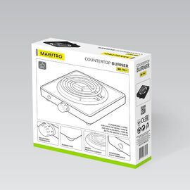 Maestro MR-770-1 hob 1000W Black Countertop 1 zone(s) | Techbox