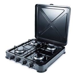 Promis KG400B hob Black Countertop Gas 4 zone(s) | Techbox