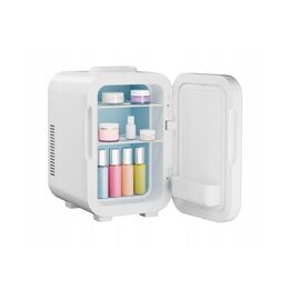 ELLE 8L mini fridge with LED make-up mirror, white - Camping - Hobbies - Techbox