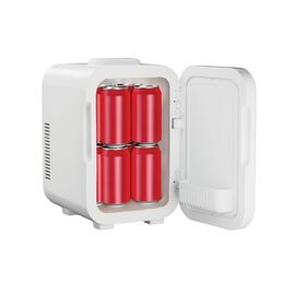ELLE 8L mini fridge with LED make-up mirror, white - Camping - Hobbies - Techbox