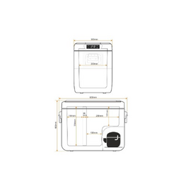 Yolco  KX40 GREEN portable compressor refrigerator | Techbox