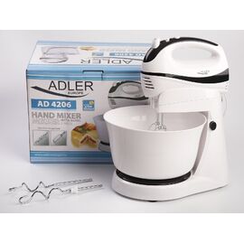Adler AD 4206 Stand mixer Black,White 300 W | Techbox