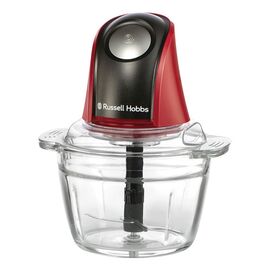 Russell Hobbs 27130-56 electric food chopper 0.5 L 200 W Black, Red, Transparent - Mixers - Food preparation - Techbox