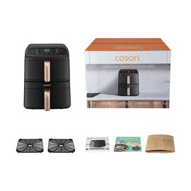COSORI Turbo Tower Compact Air fryer 8.6 L Black - Deep Fryers - Cooking - Techbox