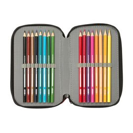 Minecraft Graffiti triple pencil case 37pcs |  Techbox