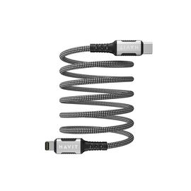 Havit CB6298 - Magnetic USB type C-Lightning cable, 1 m (black) - Cables & Adapters - Cables & Accessories - Techbox