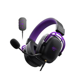 Havit H2002C+U - gaming headphones (black and purple) | Techbox