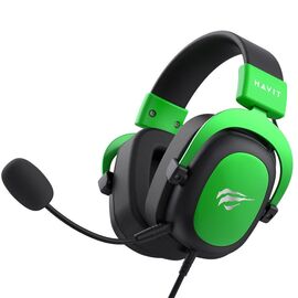 Havit H2002d Headset Wired Head-band Gaming Black, Green | Techbox