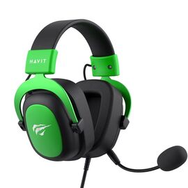 Havit H2002d Headset Wired Head-band Gaming Black, Green | Techbox
