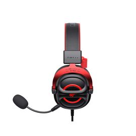 Havit H2002E Pro Headset Wired Head-band Gaming Black, Red - Headsets - Speakers & Headphones - Techbox
