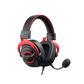 Havit H2002E Pro Headset Wired Head-band Gaming Black, Red - Headsets - Speakers & Headphones - Techbox