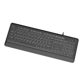 Gembird KB-UML-04 Slim wired backlight keyboard, black, US layout - Keyboards - Keyboards & Mice - Techbox