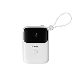 Havit PB5215 - 10000mAh Powerbank, white - Powerbanks - Smartphone Chargers - Techbox
