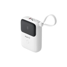 Havit PB5215 - 10000mAh Powerbank, white - Powerbanks - Smartphone Chargers - Techbox