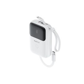 Havit PB5215 - 10000mAh Powerbank, white - Powerbanks - Smartphone Chargers - Techbox