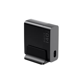 Havit UCLE004 EU - GaN five-port travel charger 140 W, black | Techbox