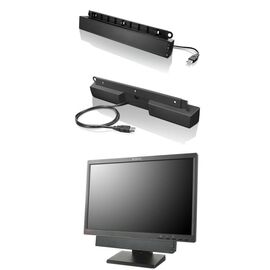 Lenovo USB Soundbar Black 2.0 channels 2.5 W | Techbox